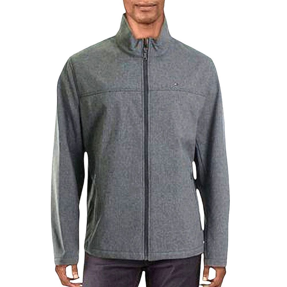 Tommy Hilfiger Gray Zip Classic Water Resistant Soft Shell Jacket Coat